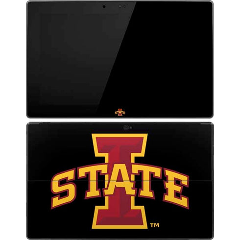 Iowa State University Primary Logo Black Surface Pro Tablet Skin